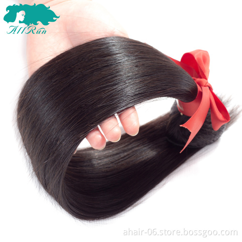 Guaranteed quality cheap brazilian virgin human hair weave bundles silky straight with closure